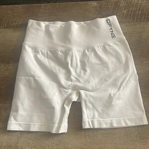 Cream White DFYNE Dynamic Shorts